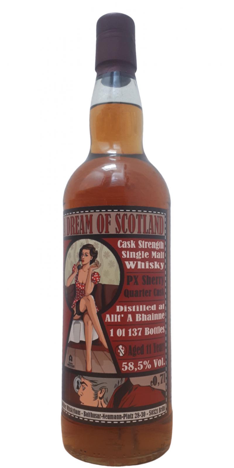 Allt-a-Bhainne 11-year-old BW A Dream of Scotland