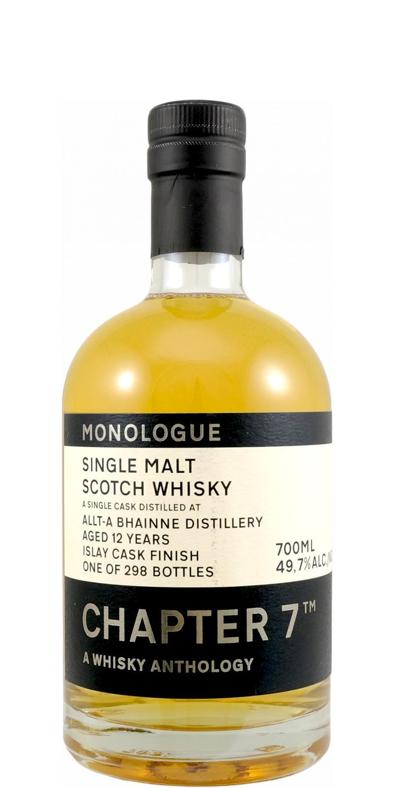Allt-a-Bhainne 2008 Ch7 A Whisky Anthology - Monologue