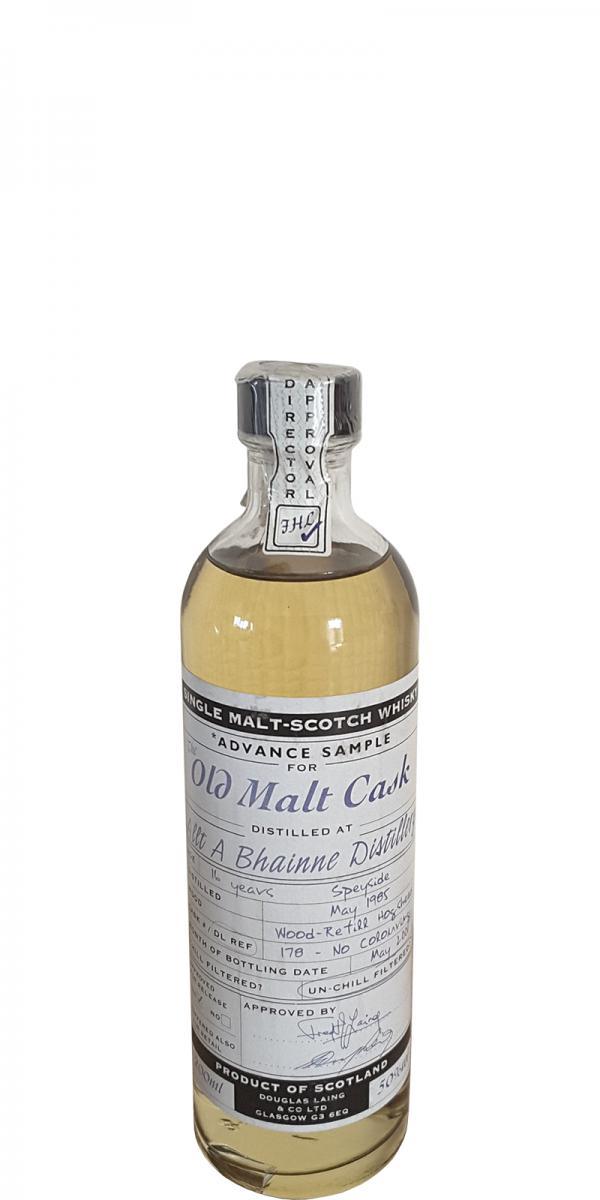 Allt-a-Bhainne 1985 DL The Old Malt Cask - Advanced Sample