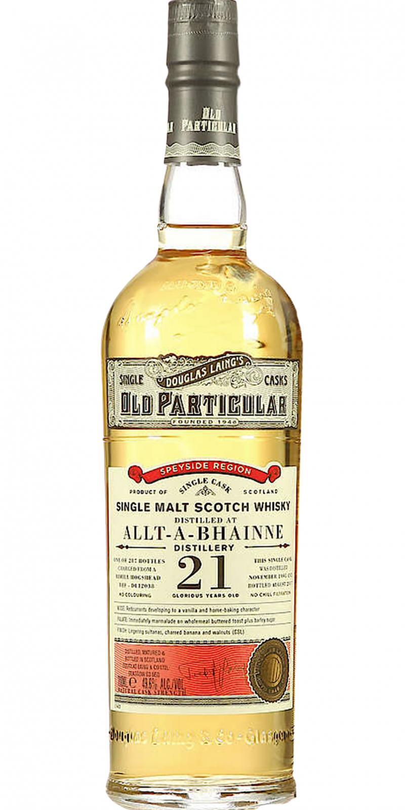 Allt-a-Bhainne 1995 DL Old Particular