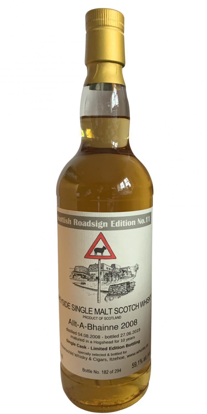 Allt-a-Bhainne 2008 Fs Scottish Roadsign Edition No. 11