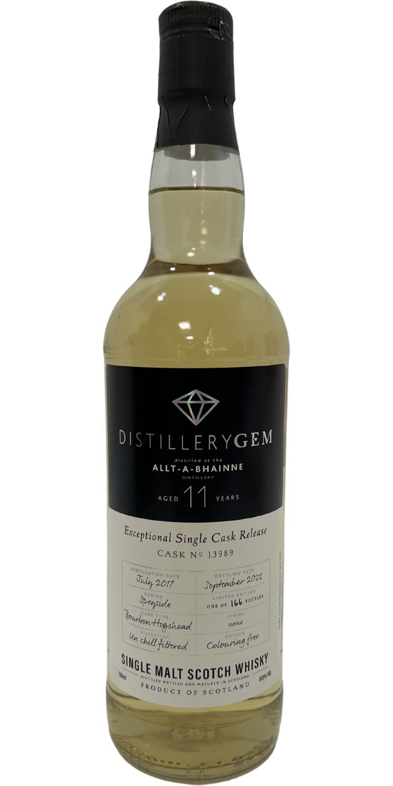 Allt-a-Bhainne 2011 GCWL Distillery Gem