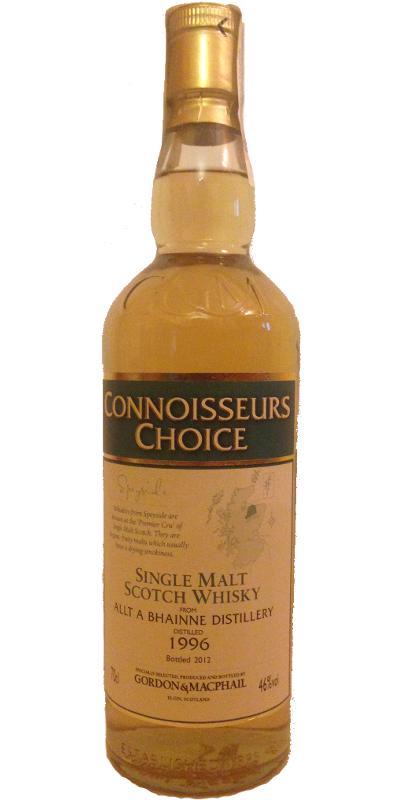 Allt-a-Bhainne 1996 GM Connoisseurs Choice