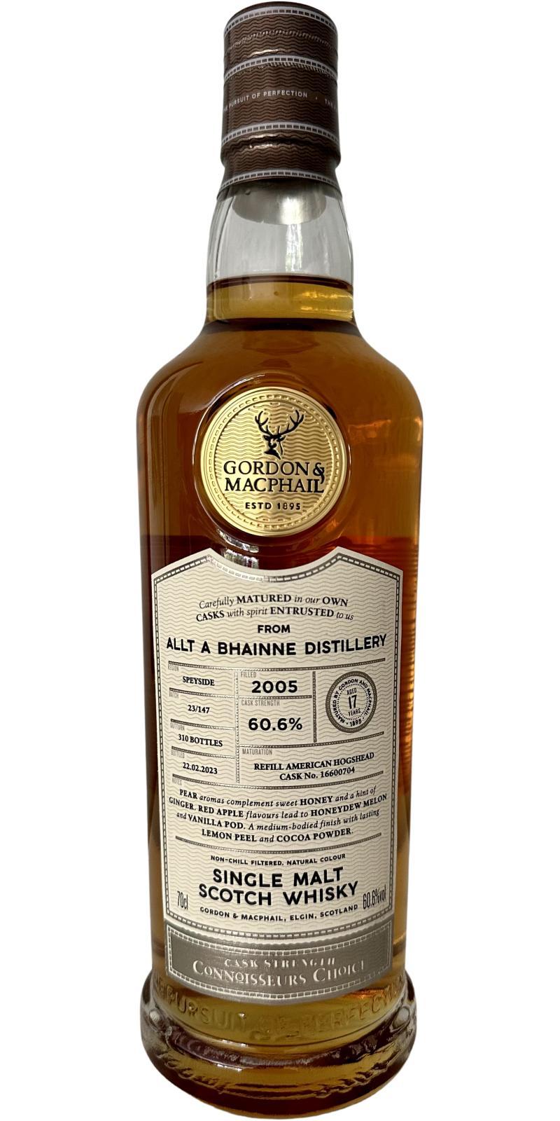 Allt-a-Bhainne 2005 GM Connoisseurs Choice