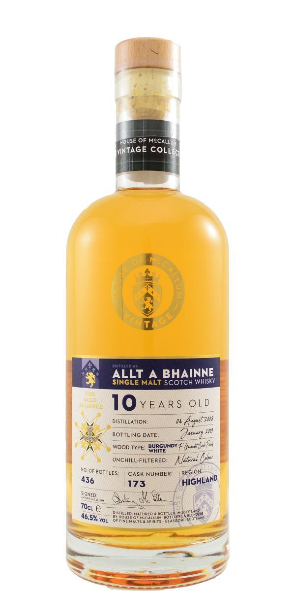 Allt-a-Bhainne 2008 HoMc The Vintage Collection