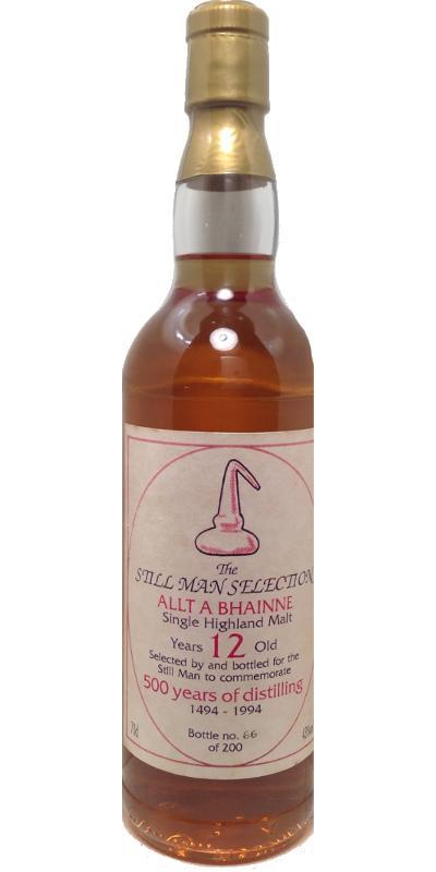 Allt-a-Bhainne 12-year-old JM The Still Man Selection