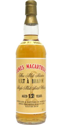 Allt-a-Bhainne 12-year-old JM Fine Malt Selection