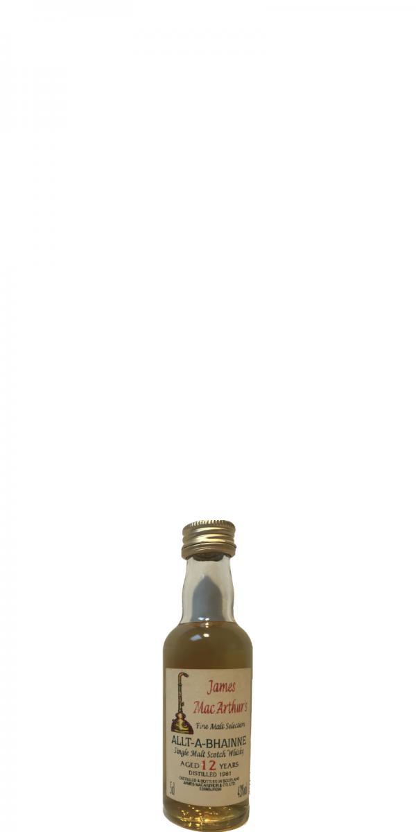 Allt-a-Bhainne 1981 JM Fine Malt Selection - Miniature