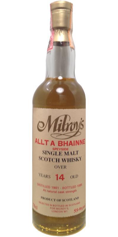 Allt-a-Bhainne 1981 Soh