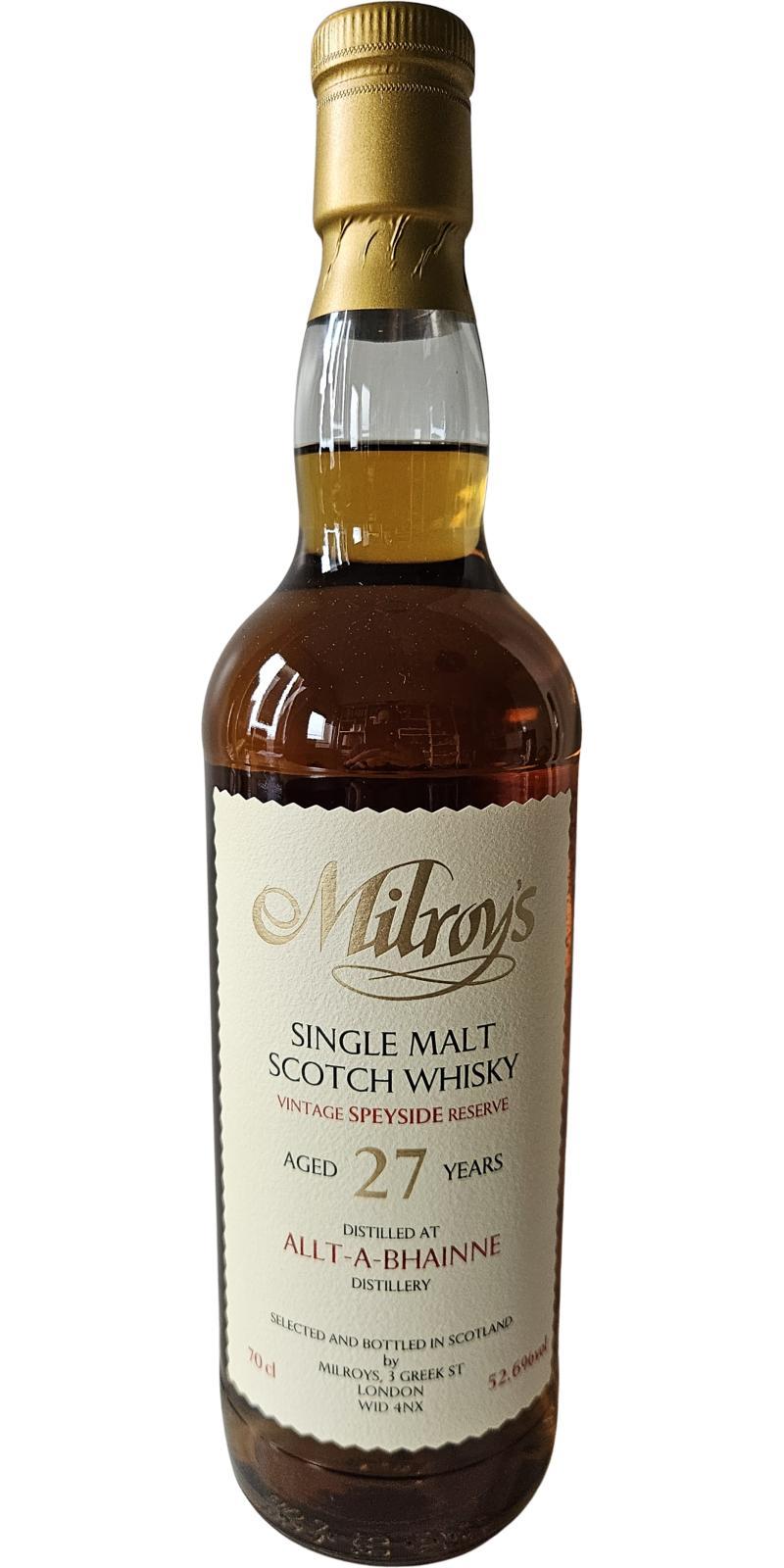 Allt-a-Bhainne 1995 Soh Vintage Reserve