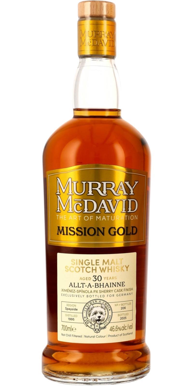 Allt-a-Bhainne 1995 MM The Art of Maturation - Mission Gold