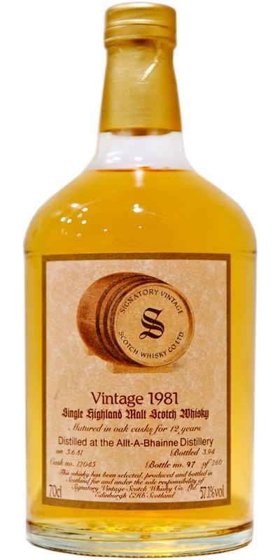 Allt-a-Bhainne 1981 SV Vintage Collection - Dumpy