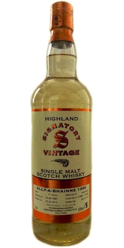 Allt-a-Bhainne 1995 SV Vintage Collection