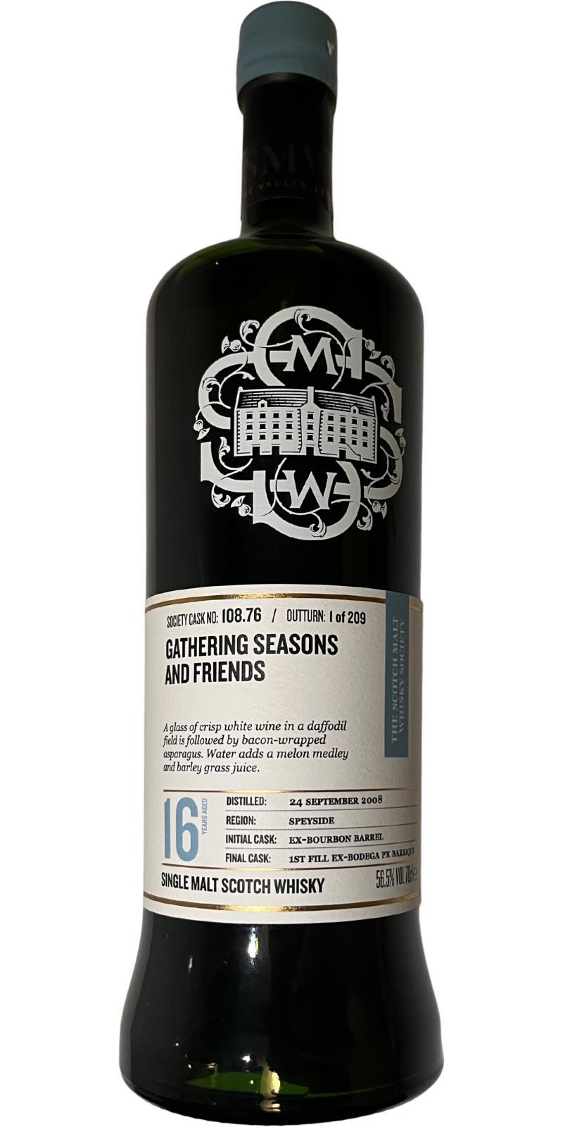 Allt-a-Bhainne 2008 SMWS 108.76 Gathering seasons and friends