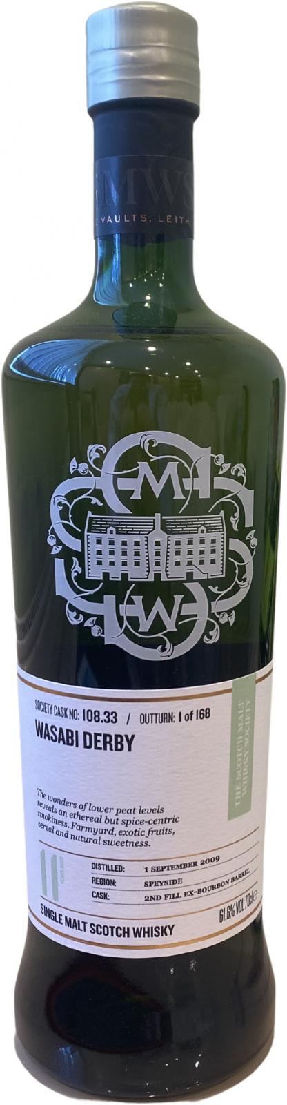 Allt-a-Bhainne 2009 SMWS 108.33 Wasabi derby
