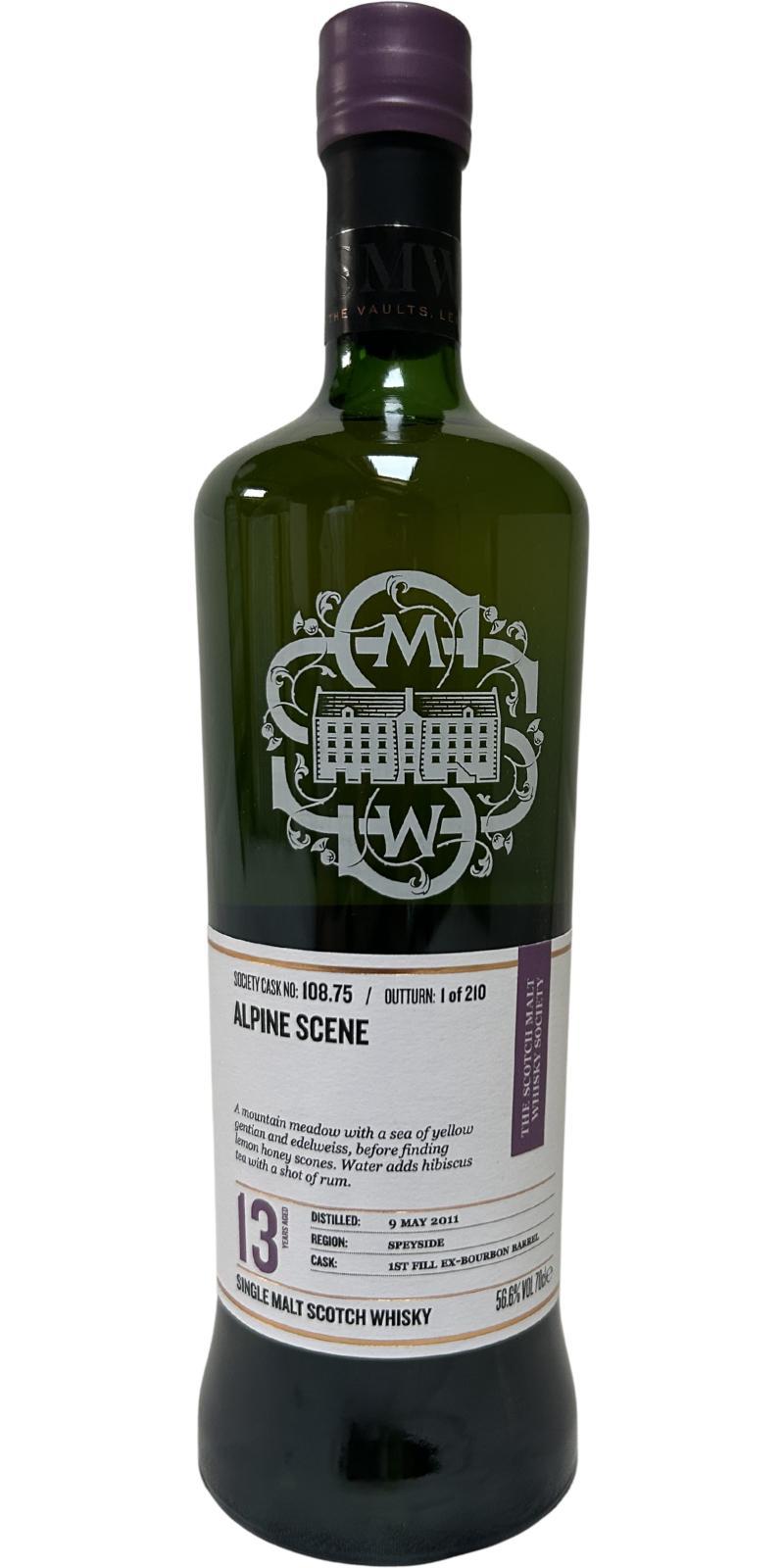 Allt-a-Bhainne 2011 SMWS 108.75 Alpine scene