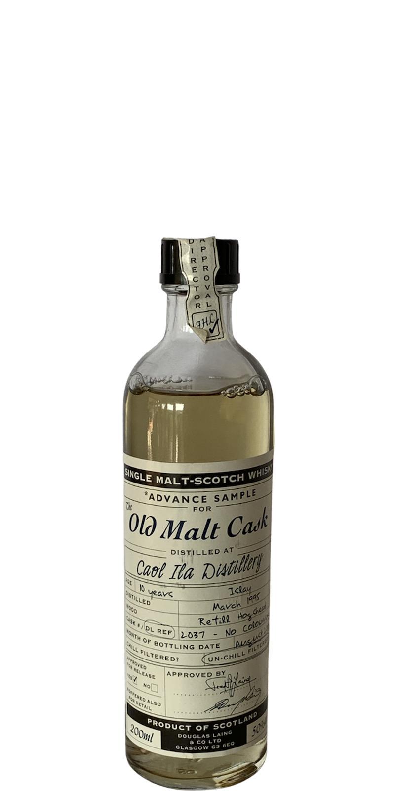 Caol Ila 1995 DL The Old Malt Cask - Advanced Sample