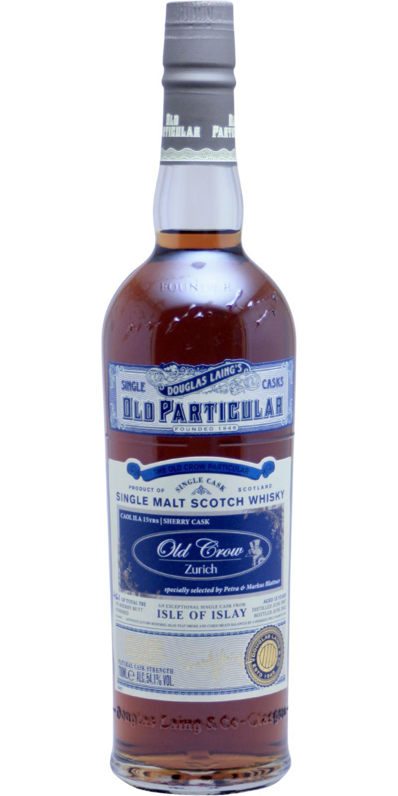 Caol Ila 2007 DL Old Particular - The Old Crow Particular