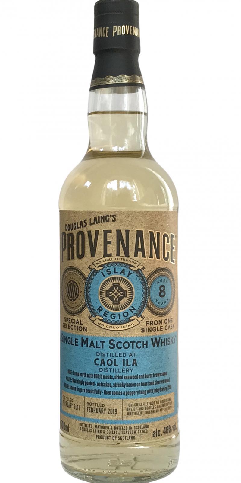 Caol Ila 2011 DL Provenance