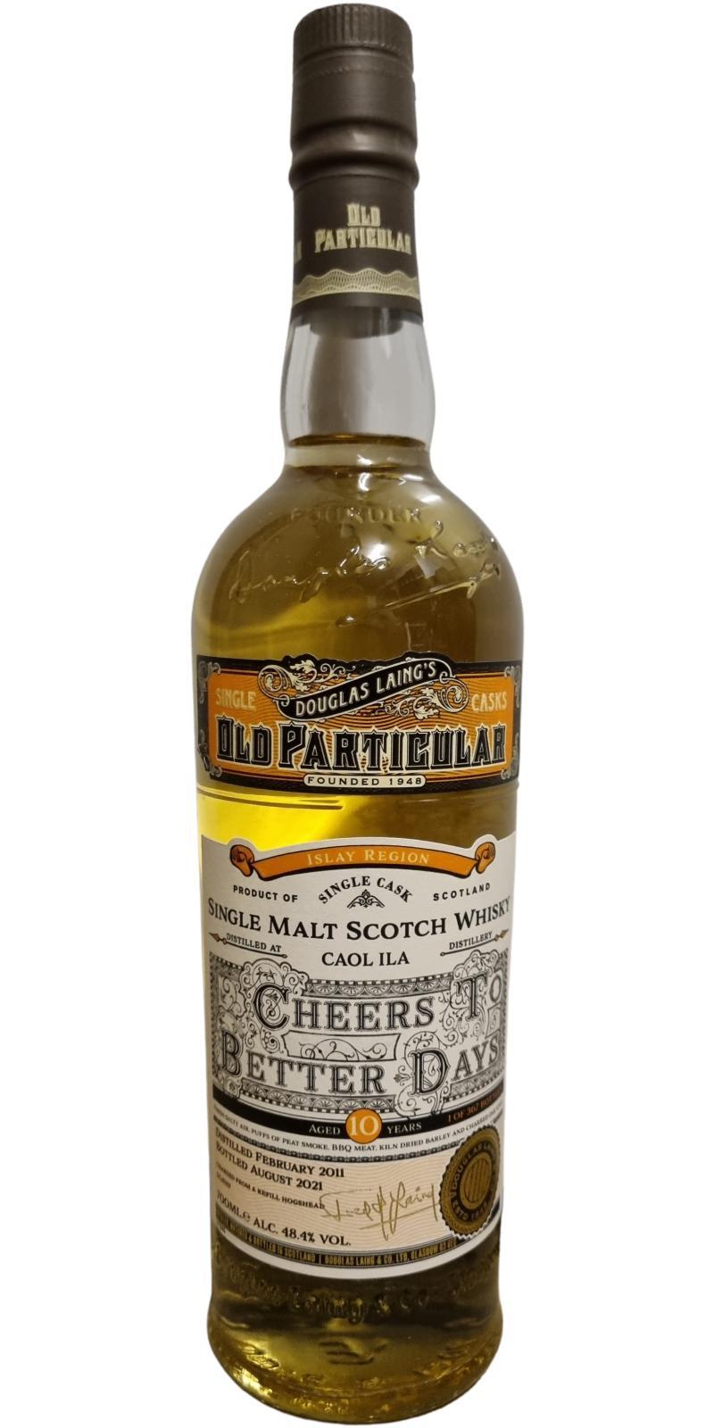 Caol Ila 2011 DL Old Particular - Cheers to Better Days