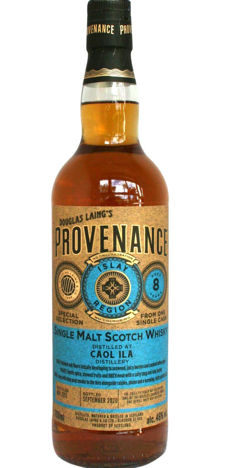 Caol Ila 2012 DL Provenance