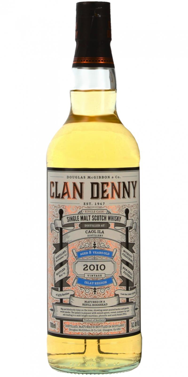 Caol Ila 2010 McG Clan Denny