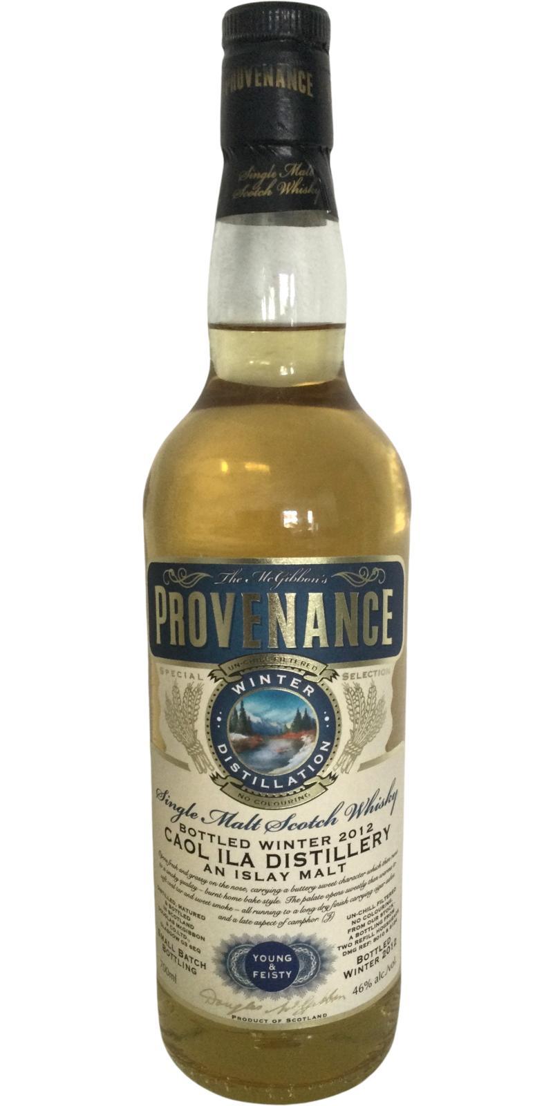 Caol Ila Young & Feisty McG McGibbon's Provenance