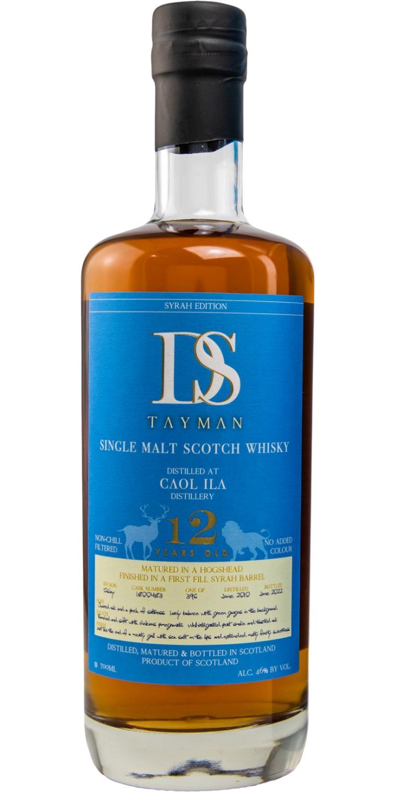 Caol Ila 2010 DST Syrah Edition