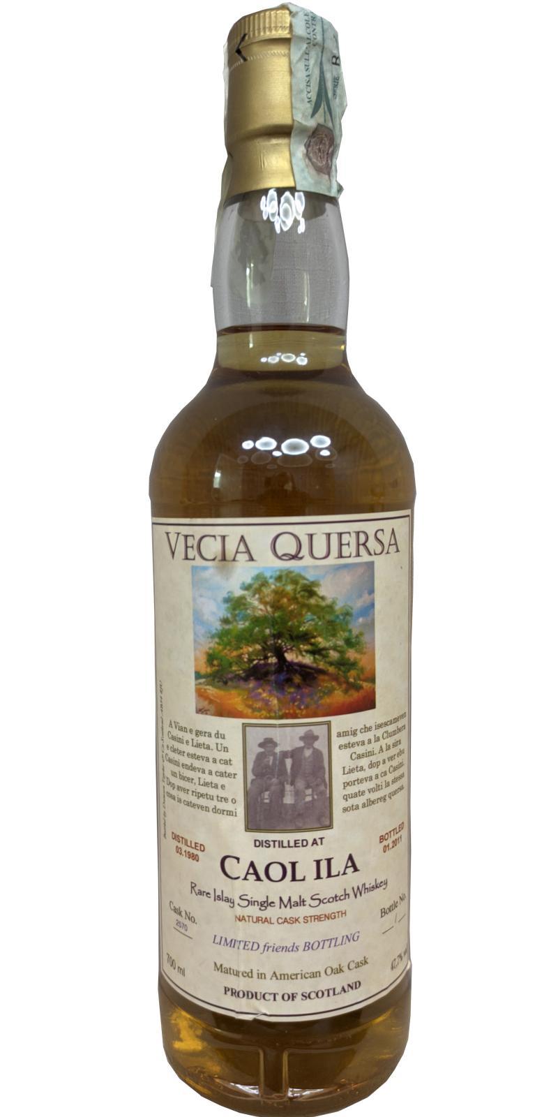 Caol Ila 1980 UD LIMITED friends BOTTLING