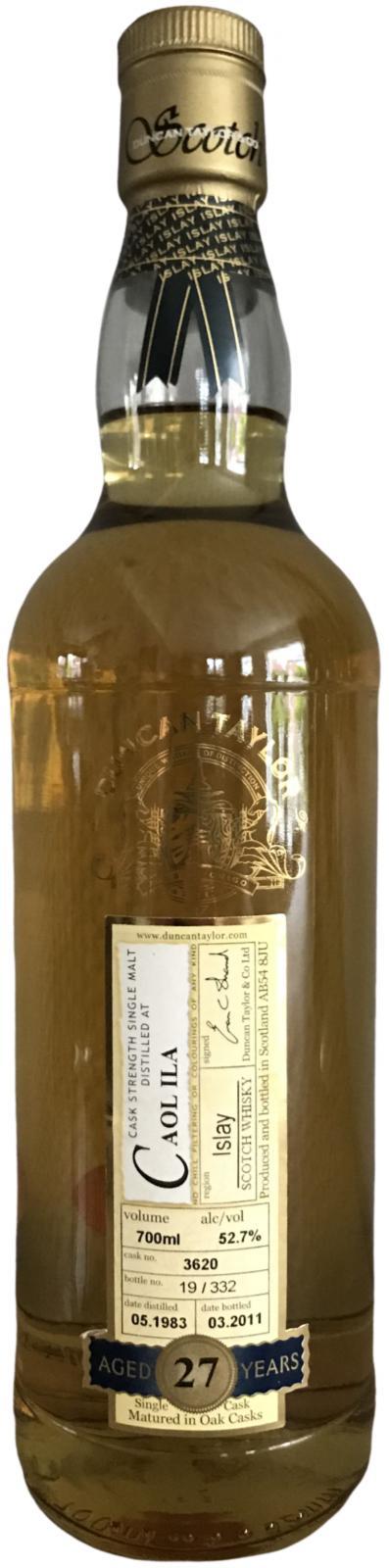 Caol Ila 1983 DT Rare Auld
