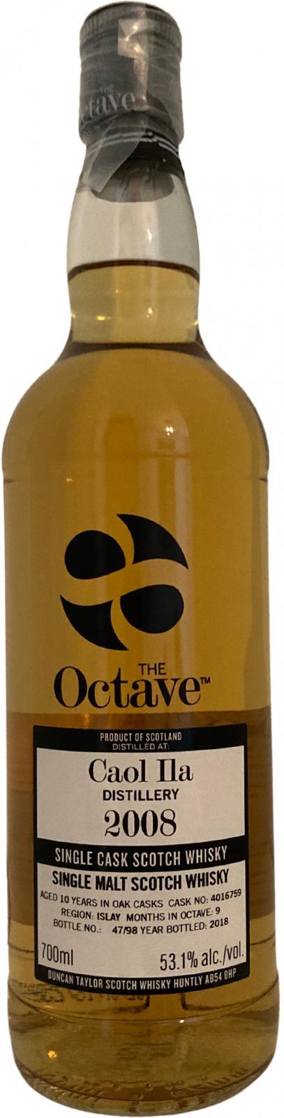 Caol Ila 2008 DT The Octave