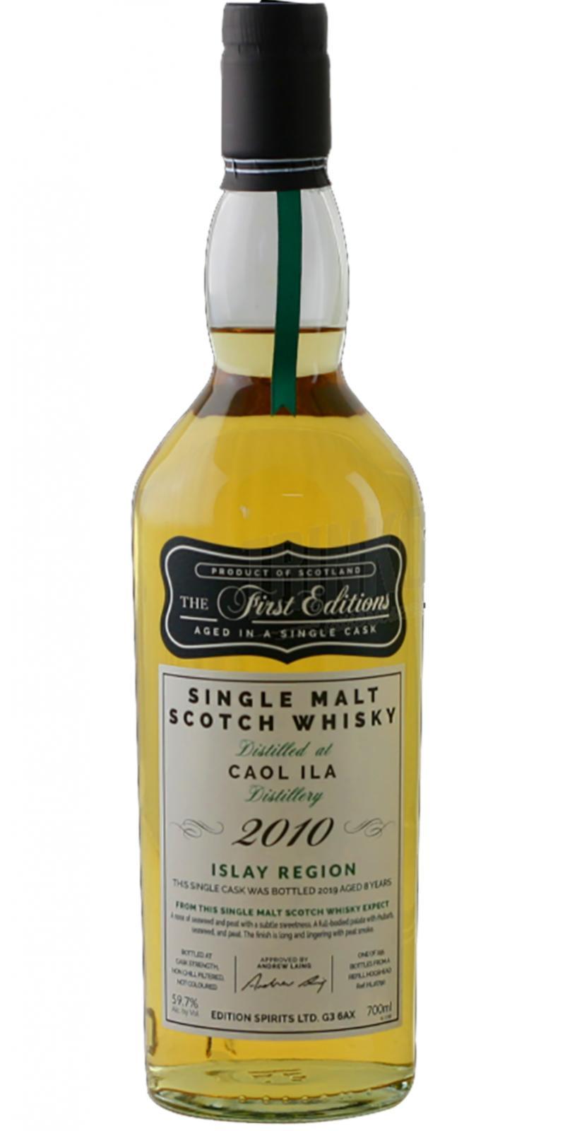 Caol Ila 2010 ED The First Editions
