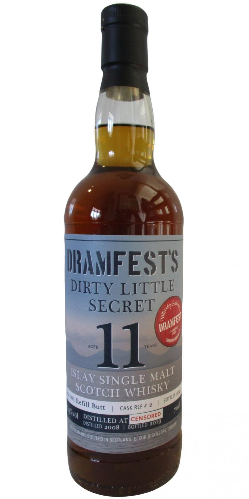 Caol Ila 2008 ElD Dramfest's Dirty Little Secret
