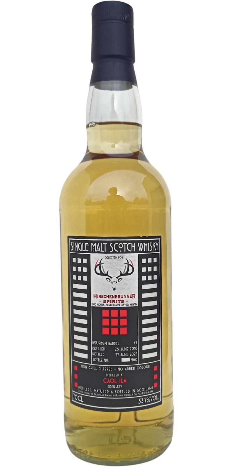 Caol Ila 2016 G&P Hirschenbrunner Spirits Edition