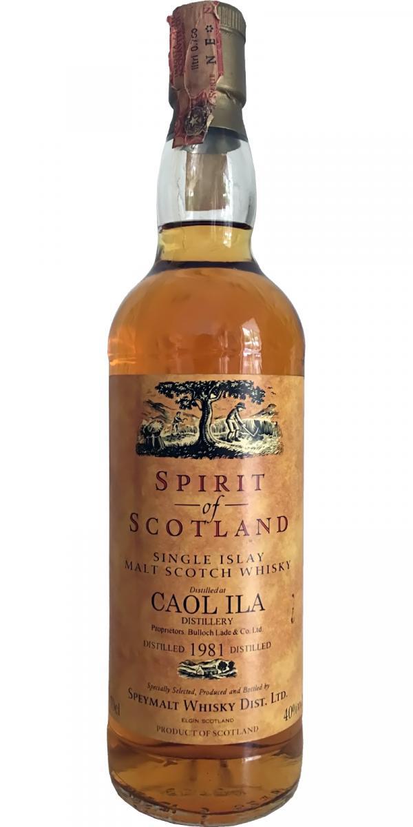 Caol Ila 1981 GM Spirit of Scotland