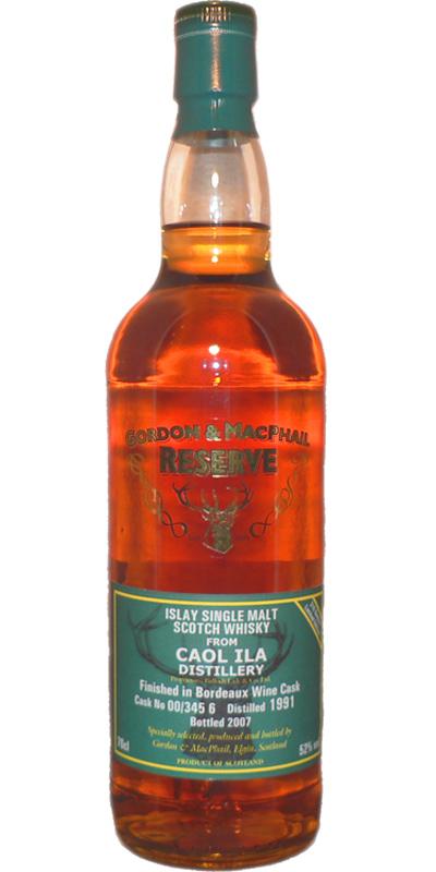 Caol Ila 1991 GM Reserve