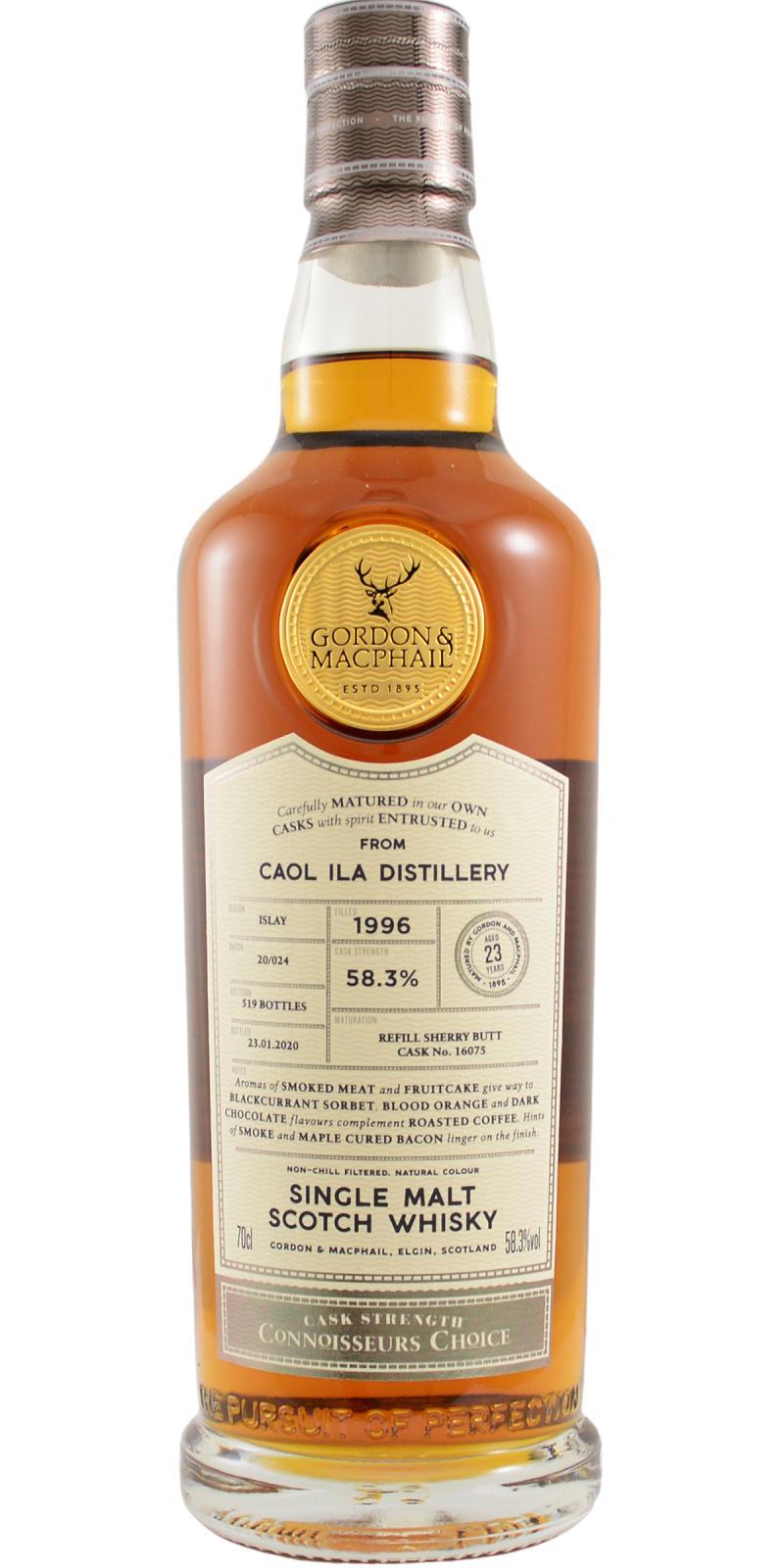 Caol Ila 1996 GM Connoisseurs Choice - Cask Strength