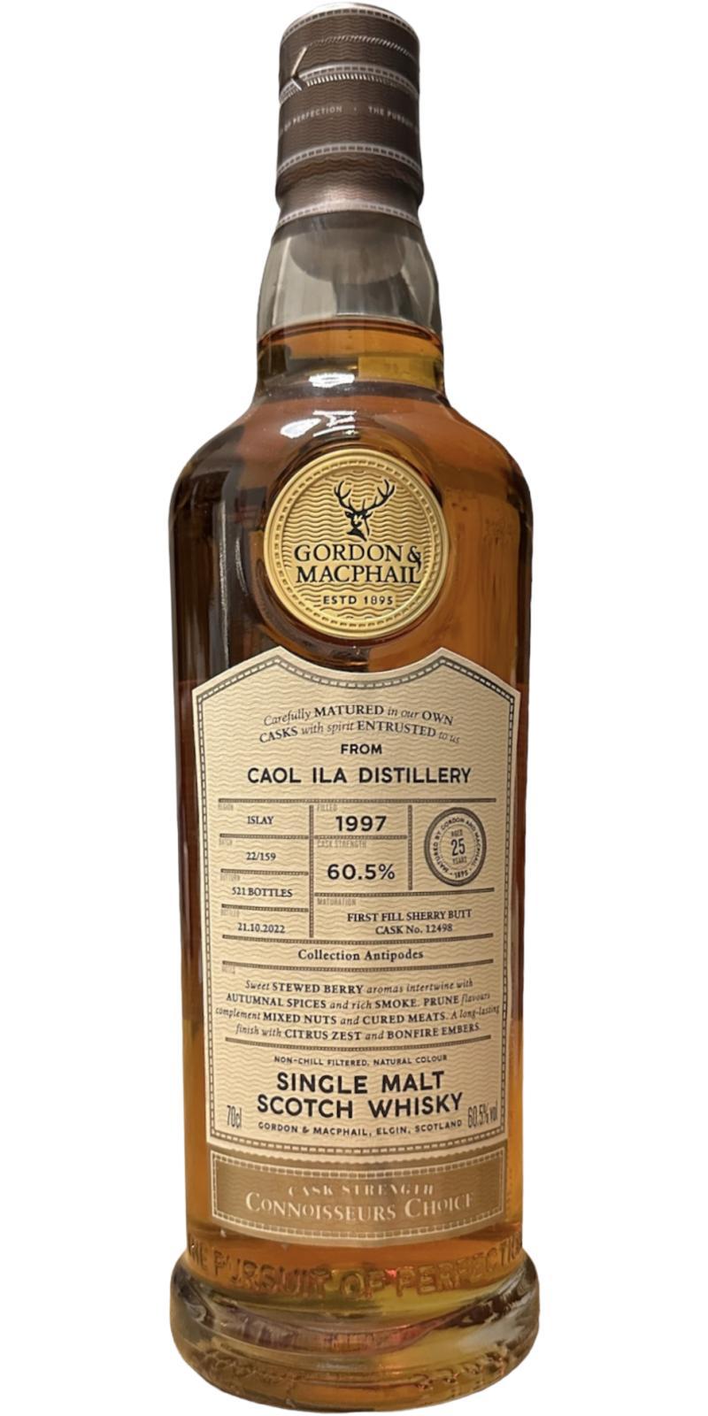 Caol Ila 1997 GM Connoisseurs Choice - Cask Strength