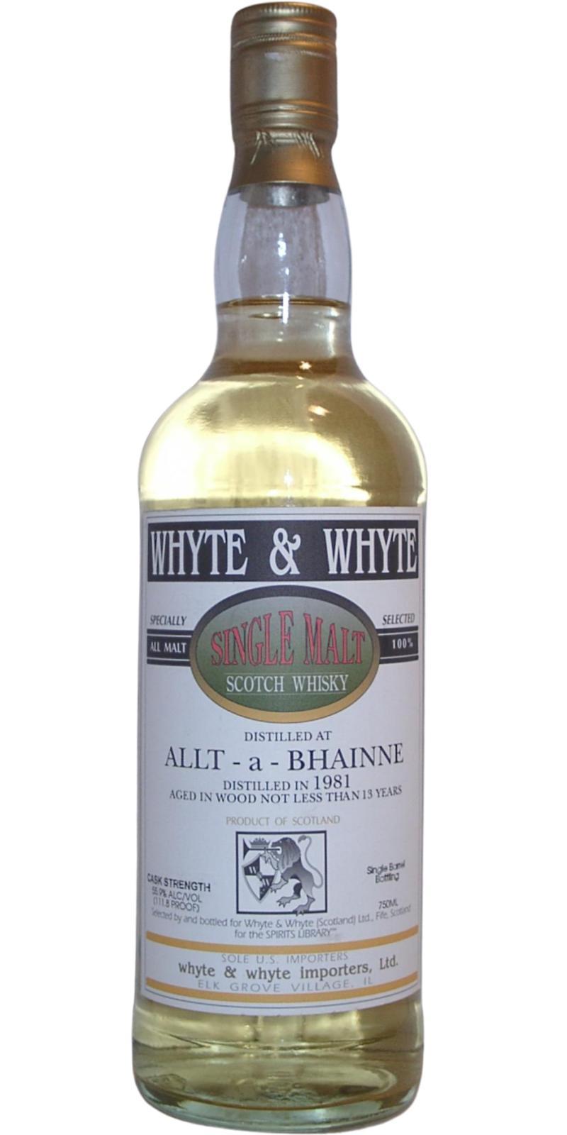 Allt-a-Bhainne 1981 W&W