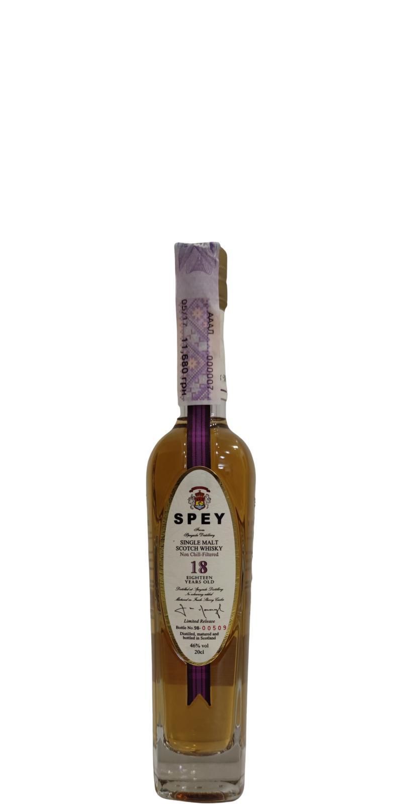 SPEY 18-year-old  Limited Release
