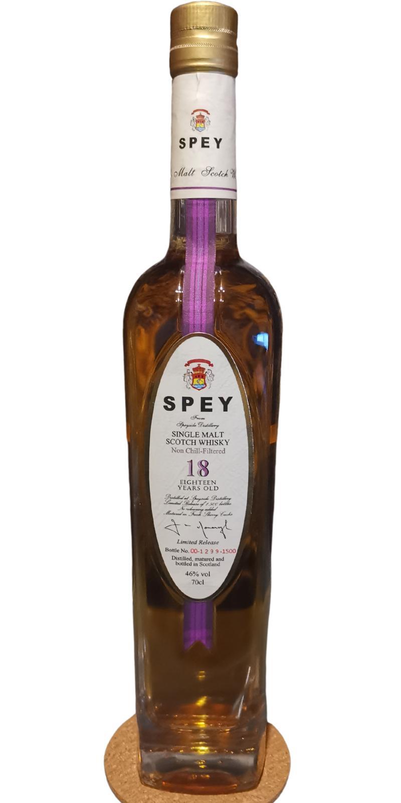 SPEY 18-year-old  Limited Release