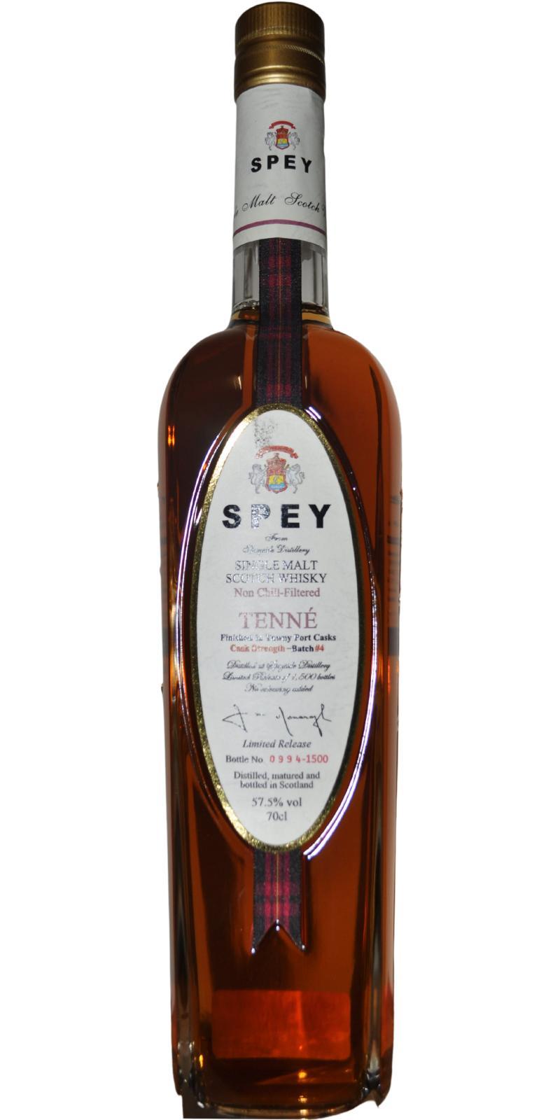 SPEY Tenné  Cask Strength - Limited Edition