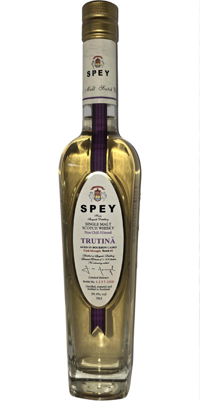 SPEY Trutinā  Cask Strength - Limited Edition