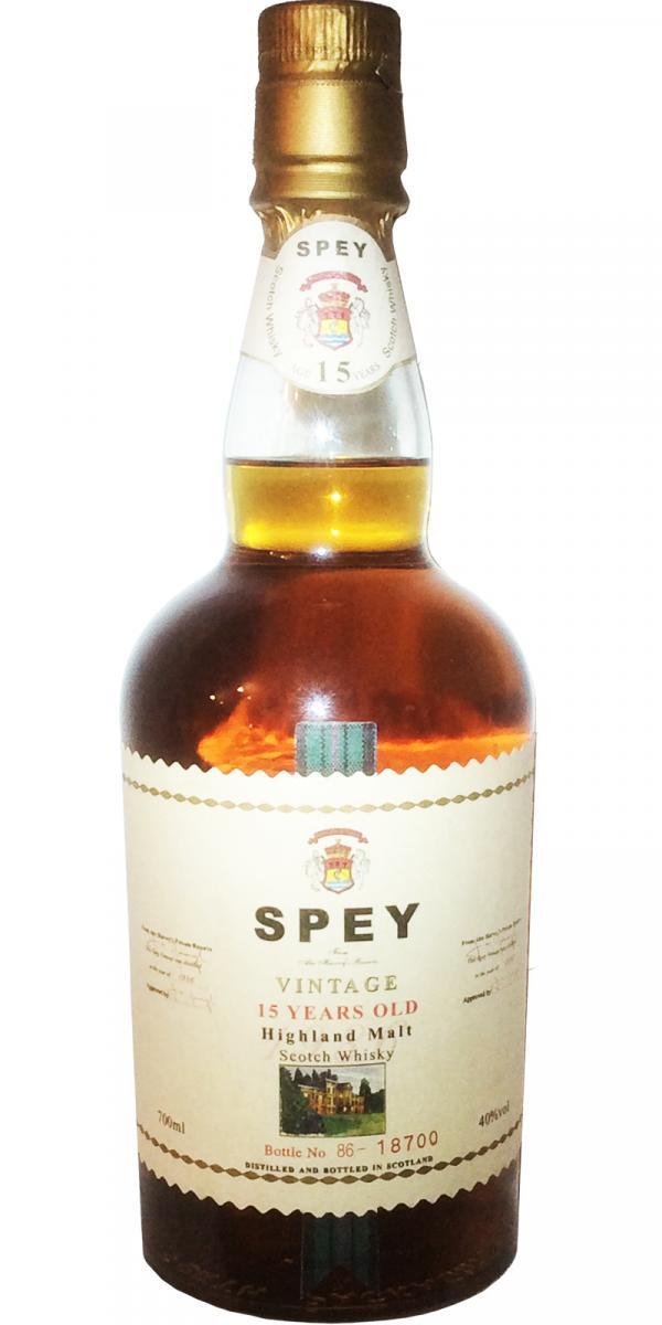 Spey Vintage 1986  Alec Harvey's Private Reserve