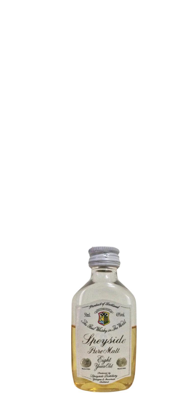 Speyside Distillery 08-year-old  Pure Malt