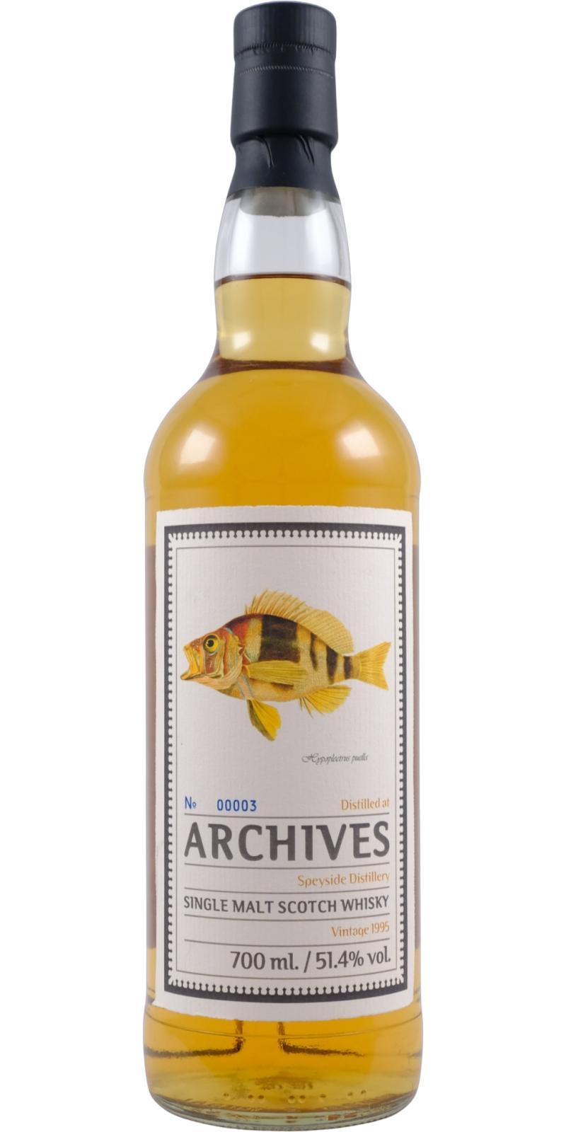 Speyside Distillery 1995 Arc  The Fishes of Samoa