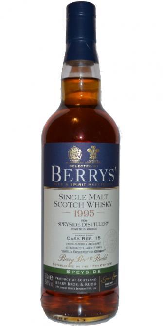 Speyside Distillery 1995 BR  Berrys'
