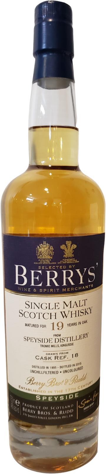 Speyside Distillery 1995 BR  Berrys'