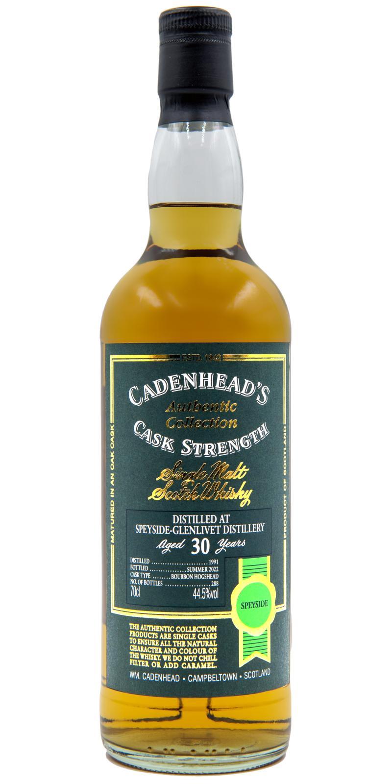 Speyside Distillery 1991 CA  Authentic Collection