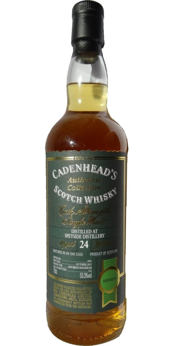 Speyside Distillery 1991 CA  Authentic Collection
